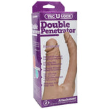 Doc Johnson Double Penetrator Naturals Vac u Lock White - Save 15% - u - Dildo United Kingdom Stoke-on-trent