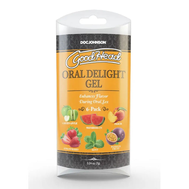 Doc Johnson Good Head Oral Delight Gel for Blow Jobs 6 Flavours - Save 10% - for - Sale United Kingdom Stoke-on-trent