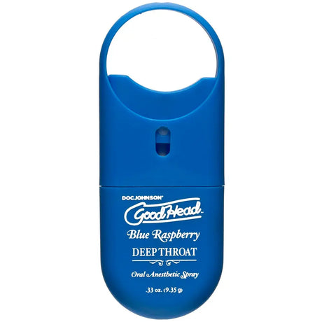 Doc Johnson Goodhead to Go Deep Throat Spray Blue Raspberry Goodhead to Fast Sex Essentials United Kingdom Stoke on Trent