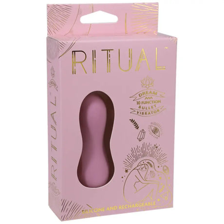 Doc Johnson Ritual Dream Pink Rechargeable Silicone Bullet Vibe - Sex Toys - Save 25% - Vibrator United Kingdom Stoke-on-trent