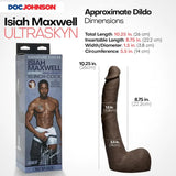 Doc Johnson Signature Cocks Isiah Maxwell Ultraskyn Cock with Removable Vac-u-lock Suction Cup (10’’) - Save 15% - Dildo United Kingdom