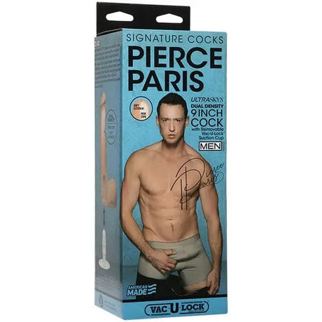 Doc Johnson Signature Cocks Pierce Paris Ultraskyn Cock with Removable Vac-u-lock Suction Cup (9’’) - Save 25% - Dildo United Kingdom