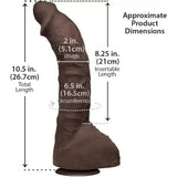 Doc Johnson Signature Cocks Prince Yahshua Ultraskyn Realistic Cock with Removable Vac-u-lock Suction Cup (10.5’’) - Save 10% - Dildo