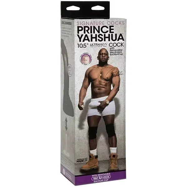 Doc Johnson Signature Cocks Prince Yahshua Ultraskyn Realistic Cock with Removable Vac-u-lock Suction Cup (10.5’’) - Save 10% - Dildo