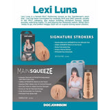 Doc Johnson Signature Strokers Lexi Luna Ultraskyn Pocket Pussy - Save 15% - Ultraskyn - Sale United Kingdom Stoke-on-trent