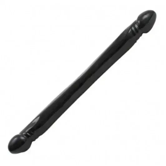 Doc Johnson Smooth Double Header Black 18in - Save 20% - Fast Shipping - Dildo United Kingdom Stoke-on-trent