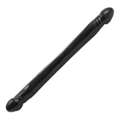 Doc Johnson Smooth Double Header Black 18in - Save 20% - Fast Shipping - Dildo United Kingdom Stoke-on-trent