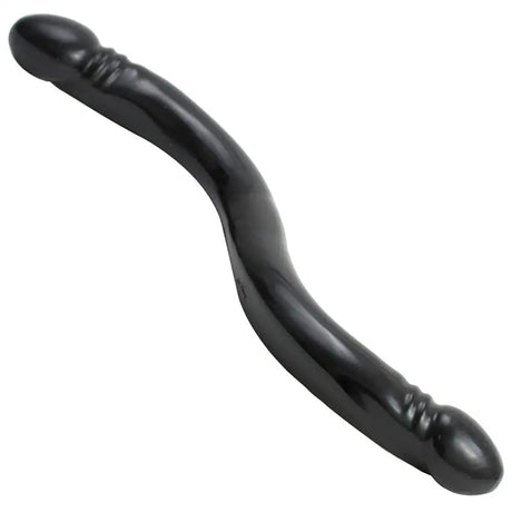 Doc Johnson Smooth Double Header Black 18in - Save 20% - Fast Shipping - Dildo United Kingdom Stoke-on-trent