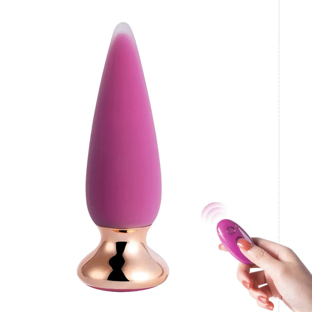 Doro Plus Remote Control Vibrating Anal Butt Plug Sex Toy for Women Men Couples - Save 10% - Dildos United Kingdom Stoke-on-trent