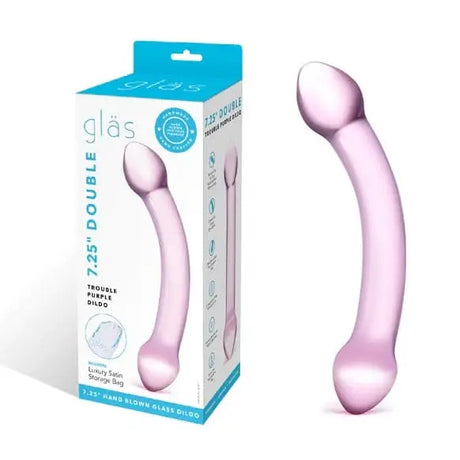 Double Ended Purple Glass Dildo - Save 25% - Fast Shipping - United Kingdom Stoke-on-trent