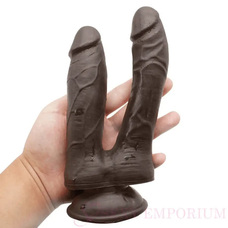 Double Headed Dildo Brown - Dildos - Save 15% - Fast Shipping - United Kingdom Stoke-on-trent