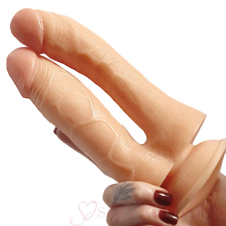 Double Headed Dildo Flesh - Dildos - Save 25% - Fast Shipping - United Kingdom Stoke-on-trent