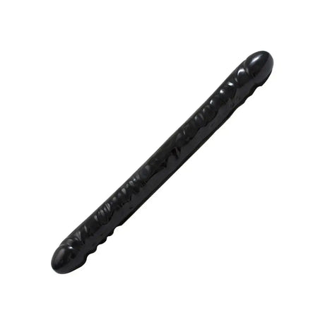 Double Header 18 Inch Veined Dong Black - Save 15% - Fast Shipping - Dildo United Kingdom Stoke-on-trent