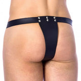Double Leather Brief with Penis Hold and Dildo - Save 30% - with and - Fast Shipping - United Kingdom Stoke-on-trent