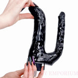 Double Penetration Vibrator Black - Save 25% - Fast Shipping - United Kingdom Stoke-on-trent