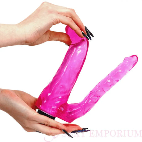 Double Penetration Vibrator Pink - Save 25% - Fast Shipping - United Kingdom Stoke-on-trent