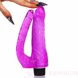Double Penetration Vibrator Purple