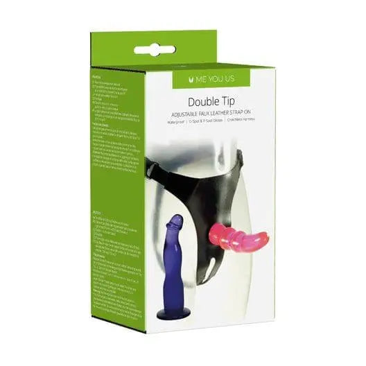 Double Tip Strap-on Harness Kit with 2 Dildos - Save 25% - Strap-on with - Fast Shipping - Sale United Kingdom Stoke-on-trent