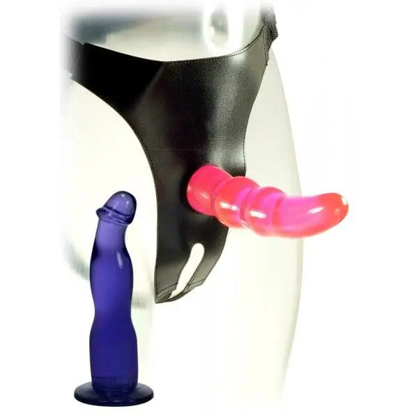 Double Tip Strap-on Harness Kit with 2 Dildos - Save 25% - Strap-on with - Fast Shipping - Sale United Kingdom Stoke-on-trent