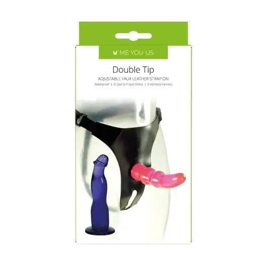 Double Tip Strap-on Harness Kit with 2 Dildos - Save 25% - Strap-on with - Fast Shipping - Sale United Kingdom Stoke-on-trent