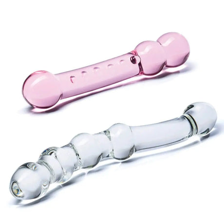 Double Trouble Glass Dildo Set - Save 30% - Fast Shipping - United Kingdom Stoke-on-trent