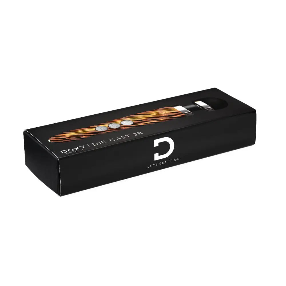 Doxy Die Cast 3 Rechargeable - Tiger Hydrographic - Save 10% - Fast Shipping - Vibrator United Kingdom Stoke-on-trent