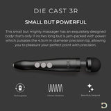 DOXY DIE CAST 3 WAND MATTE RECHARGable Black