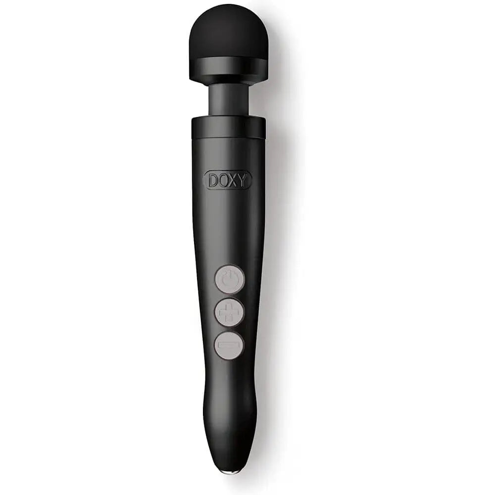 Doxy Die Cast 3 Rechargeable Wand Matte Black - Save 30% - Fast Shipping - Vibrator United Kingdom Stoke-on-trent