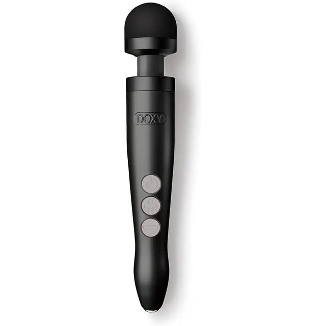 Doxy Die Cast 3 Rechargeable Wand Matte Black - Save 30% - Fast Shipping - Vibrator United Kingdom Stoke-on-trent