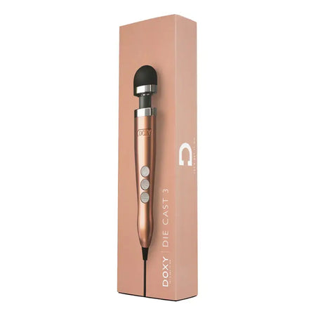 Doxy Die Cast 3 - Rose Gold - Save 5% - Fast Shipping - Vibrator United Kingdom Stoke-on-trent