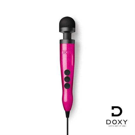 Doxy Die Cast Wand Massager 3 Hot Pink - Save 30% - Hot Pink - Fast Shipping - Vibrator United Kingdom Stoke-on-trent