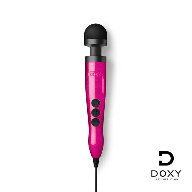 Doxy Die Cast Wand Massager 3 Hot Pink - Save 30% - Hot Pink - Fast Shipping - Vibrator United Kingdom Stoke-on-trent