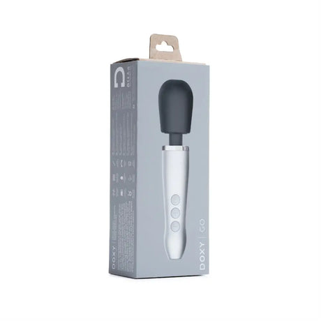 Doxy Go - Brushed Metal - Save 15% - Fast Shipping - Vibrator United Kingdom Stoke-on-trent