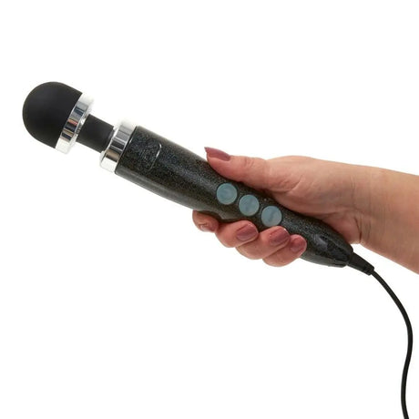 Doxy Wand Massager Number 3 Disco Black - Save 30% - Fast Shipping - Vibrator United Kingdom Stoke-on-trent