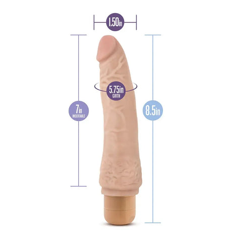 Dr. Skin Cock Vibe 7 Vibrating 8.5 Inches - Save 25% - Fast Shipping - Dildo United Kingdom Stoke-on-trent