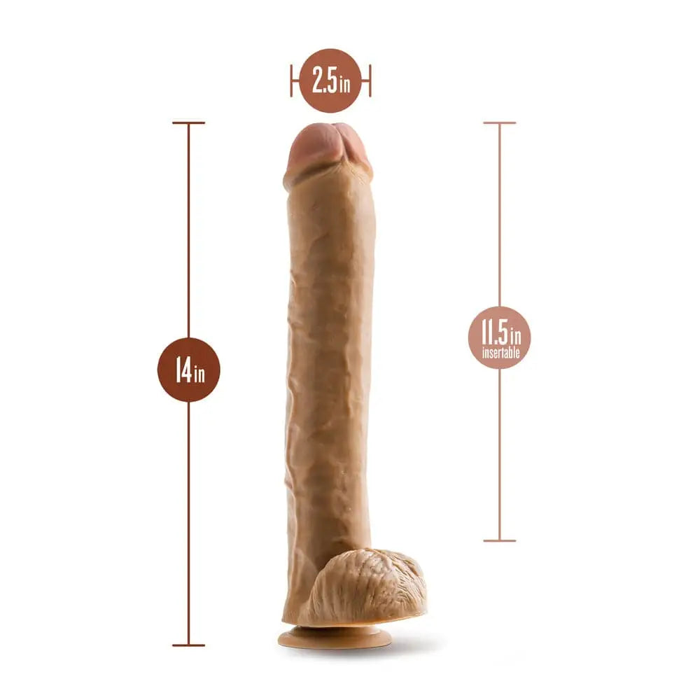 Dr. Skin Michael 14 Inch Dildo with Balls - Save 25% - Fast Shipping - United Kingdom Stoke-on-trent