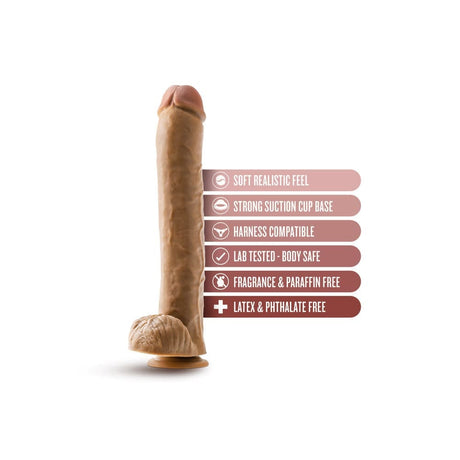 Dr. Skin Michael 14 Inch Dildo with Balls - Save 25%