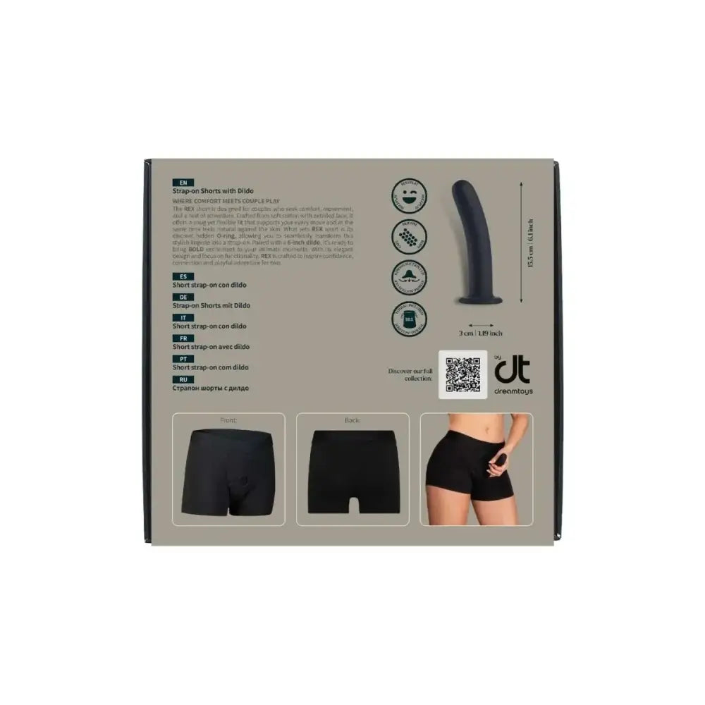 Dreamtoys Bold Rex Strap-on Short with Dildo Xlarge - Save 10% - Sale United Kingdom Stoke-on-trent