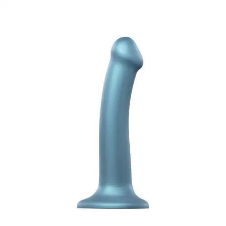 Duck Egg Blue Metallic Shine Mono Density Dildo Medium - Strap Ons - Save 25% - Fast Shipping - United Kingdom Stoke-on-trent