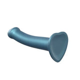 Duck Egg Blue Metallic Shine Mono Density Dildo Medium - Strap Ons - Save 25% - Fast Shipping - United Kingdom Stoke-on-trent