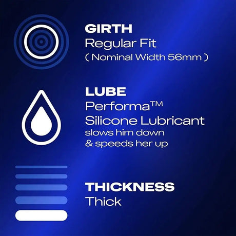 Durex Mutual Climax Regular Fit Condoms 12 Pack - Save 20% - Fast Shipping - Sale United Kingdom Stoke-on-trent