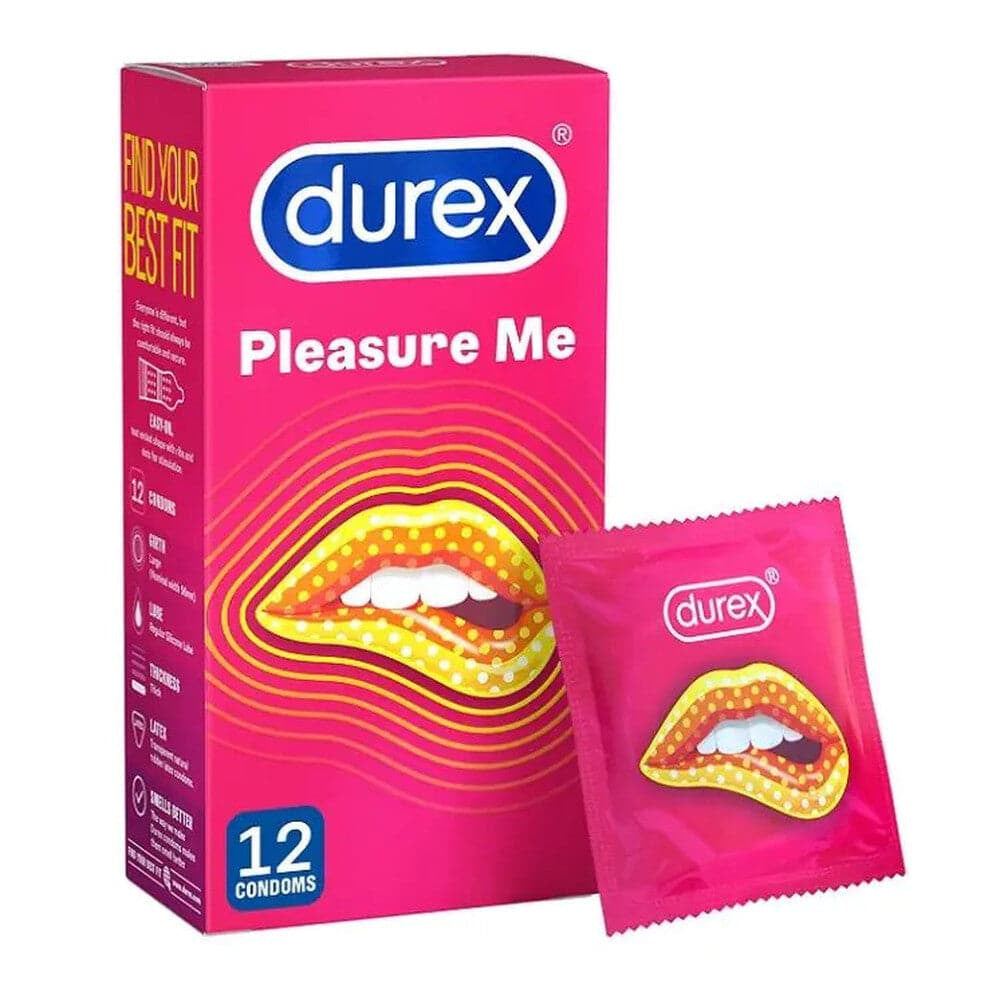 Durex potěšení mě žebrované a tečkované kondomy 12 balení