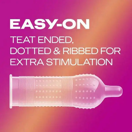 Durex Pleasure me Ribbed and Dotted Condoms 12 Pack - Save 25% - me and - Fast Shipping - Sale United Kingdom Stoke-on-trent