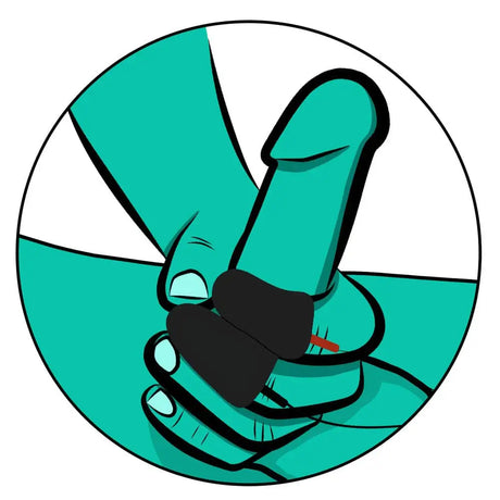 Electrastim Noir Explorer Electro Finger Sleeves - Save 30% - Electrastim - Fast Shipping - Couples Vibrators United Kingdom Stoke-on-trent