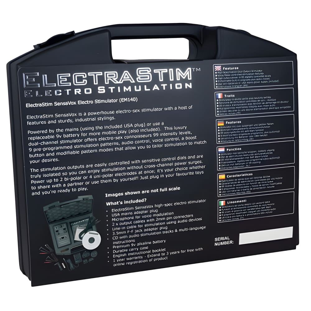 Electrastim Sensavox - Erotic Electrostimulation - Save 20% - Sale