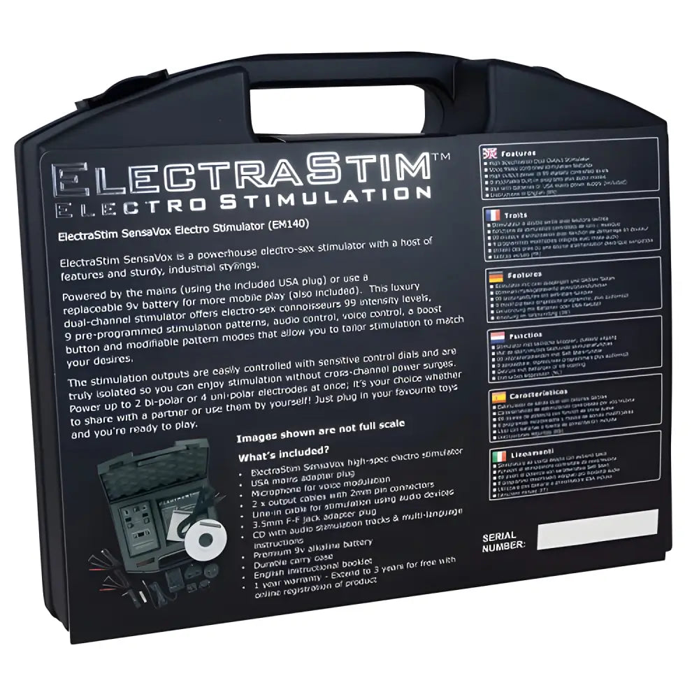 Electrastim Sensavox - Erotic Electrostimulation - Save 30% - Sensavox - Fast Shipping - Sale United Kingdom Stoke-on-trent