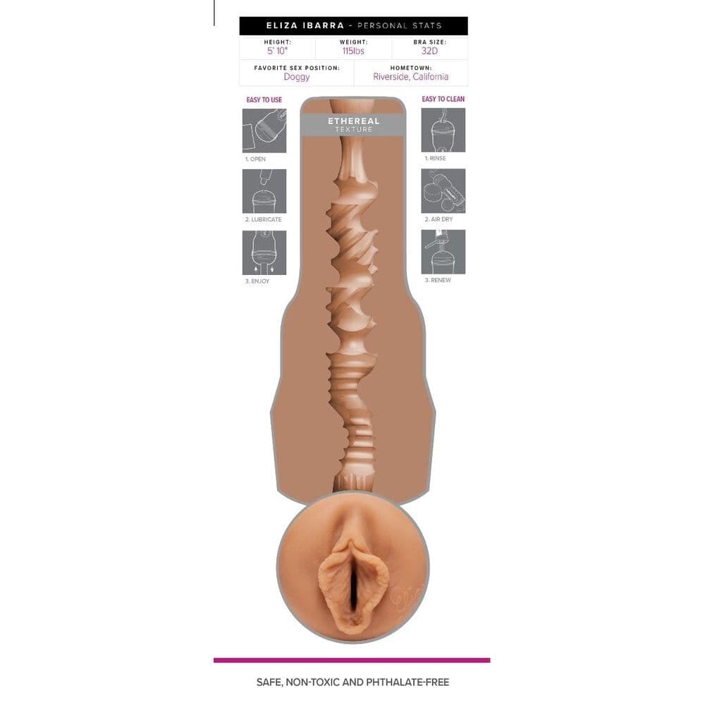 Eliza Ibarra Ethereal Texture Fleshlight Girls Masturbator - Save 30% - Sale