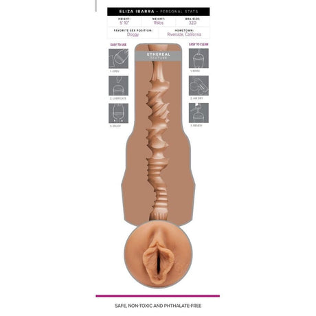 Eliza Ibarra Ethereal Texture Fleshlight Girls Masturbator - Save 30% - Sale