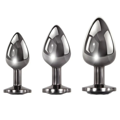 Evolved Black Gem Anal Plug Set - Save 30% - Fast Shipping - Sale United Kingdom Stoke-on-trent