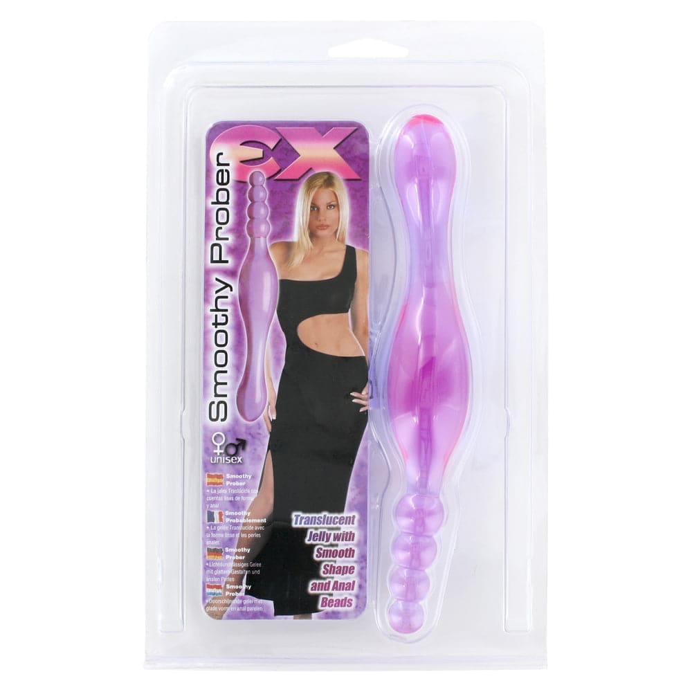 Ex Smoothy Anal Prober Double Tip Probe - Save 30% - Dildos